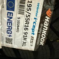 Gomme invernali Nuove Hankook 195/55 R16 91H