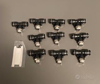 Set 10 Raccordi Pneumatici a T Bwintech