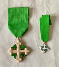 Croci Cavaliere ordine dei SS. Maurizio e Lazzaro