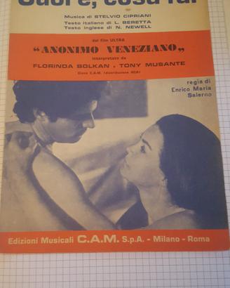 N. 4 Spartiti musicali FILMS ANNI 70' originali