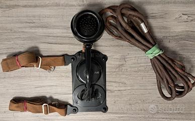 MICROFONO PETTORALE MILITARE MOD. T-26 ANNI 40