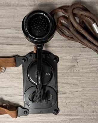 MICROFONO PETTORALE MILITARE MOD. T-26 ANNI 40