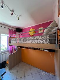 Struttura letto a soppalco