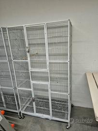 gabbia voliera 80x142x49,5 uccelli e petauri