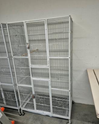 gabbia voliera 80x142x49,5 uccelli e petauri