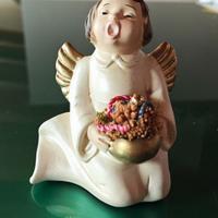 Angioletto Vintage in Ceramica Made in Italy Canta