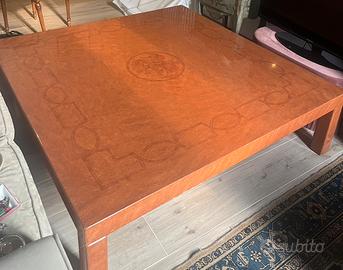 Tavolo in Legno Intarsiato (140x140cm)