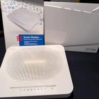 Router modem smart tim con cavi e istruzioni