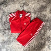 Tuta adidas vintage rossa - taglia S