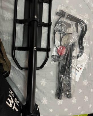Portapacchi bici posteriore regolabile -