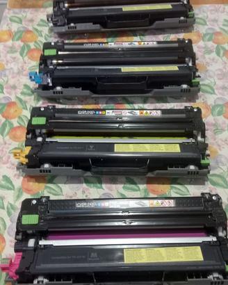 4 toner+tamburi  stampante BROTHER DCP-L355  e com