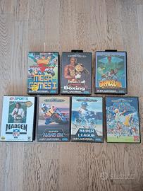 lotto 7 giochi sega mega drive 