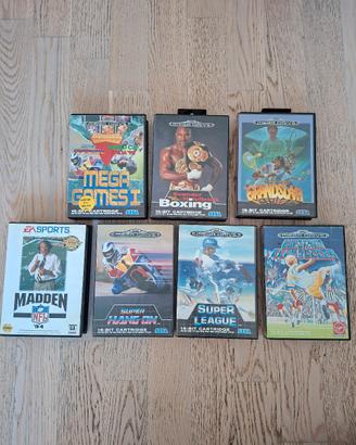 lotto 7 giochi sega mega drive 