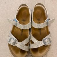 Sandali Birkenstock bianchi n. 34