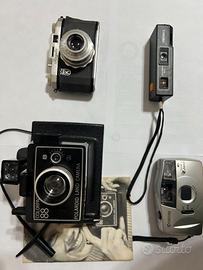 macchina fotografica vintage lotto 4 pz.