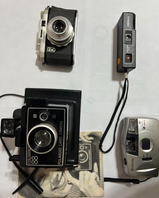 macchina fotografica vintage lotto 4 pz.