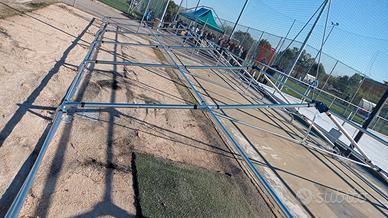 12x6 copertura industriale in PVC completo h4,2m