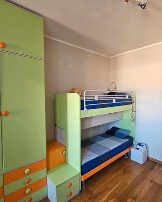 Letto a castello salvaspazio 