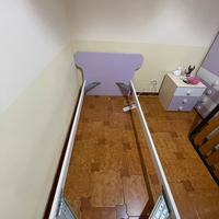 Letto singolo e materasso ergonomico