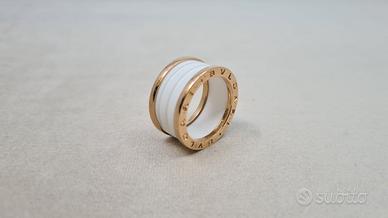 Anello bulgari clearance nero e oro