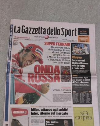 Gazzetta dello Sport 13 settembre 2010