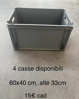 Cassette in plastica