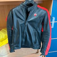 Giacca moto in pelle Ducati dainese.