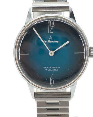 Orologio La Martine Meccanico Manuale Blu 32mm
