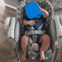 CUSCINO PER SEGGIOLONE grigio con stelle