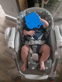 CUSCINO PER SEGGIOLONE grigio con stelle