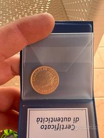 Sterline in oro 22kt 917