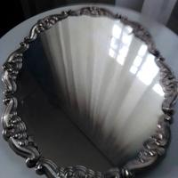 Salver, Vassoio, Centrotavola antico argentato