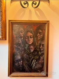 Quadro studio di madonna