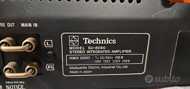 Technics SU 8080 - amplificatore integrato stereo
