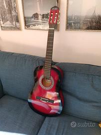chitarra per bambini 3rd Ave rossa