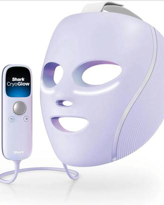 Shark CryoGlow, Maschera LED Viso, Lilla