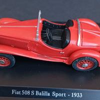 FIAT 508 S Balilla Sport, scala 1/43, nuova