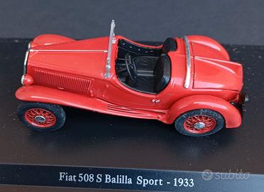FIAT 508 S Balilla Sport, scala 1/43, nuova