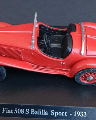 FIAT 508 S Balilla Sport, scala 1/43, nuova