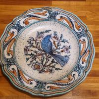 Piatto decorativo in ceramica
