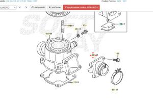 Collettore aspirazione Kawasaki KX80 160651224