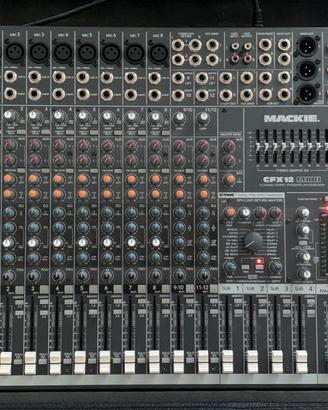 Mixer Mackie CFX 12 MK II+Kit Full Custodia e cavi