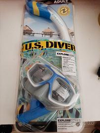 Maschera e boccaglio U.S. Divers