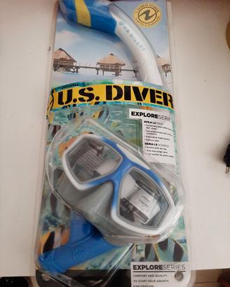 Maschera e boccaglio U.S. Divers