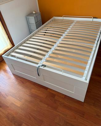 Letto alla francese con contenitore cm 140x200