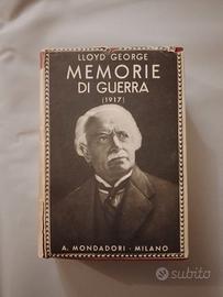LIBRO PRIMA GUERRA MONDIALE - MEMORIE DI GUERRA