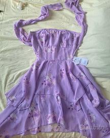 vestitino a fiori lilla