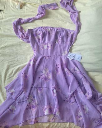 vestitino a fiori lilla