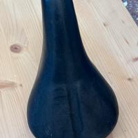 Sella bici vintage nera