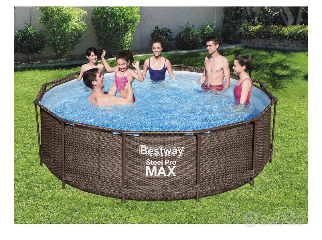 Piscina gonfiabile per adulti, rettangolare, piscina per bambini, grande lettino gonfiabile (305 x 183 x 56 cm
